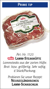 Prime Tip: Weida Lamm-Steakhüfte